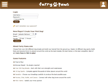 Tablet Screenshot of furry-paws.com